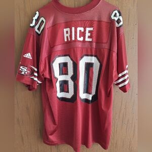 Vintage addidas 49ers jerry rice jersey